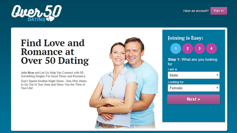 singles dating sites for over 50